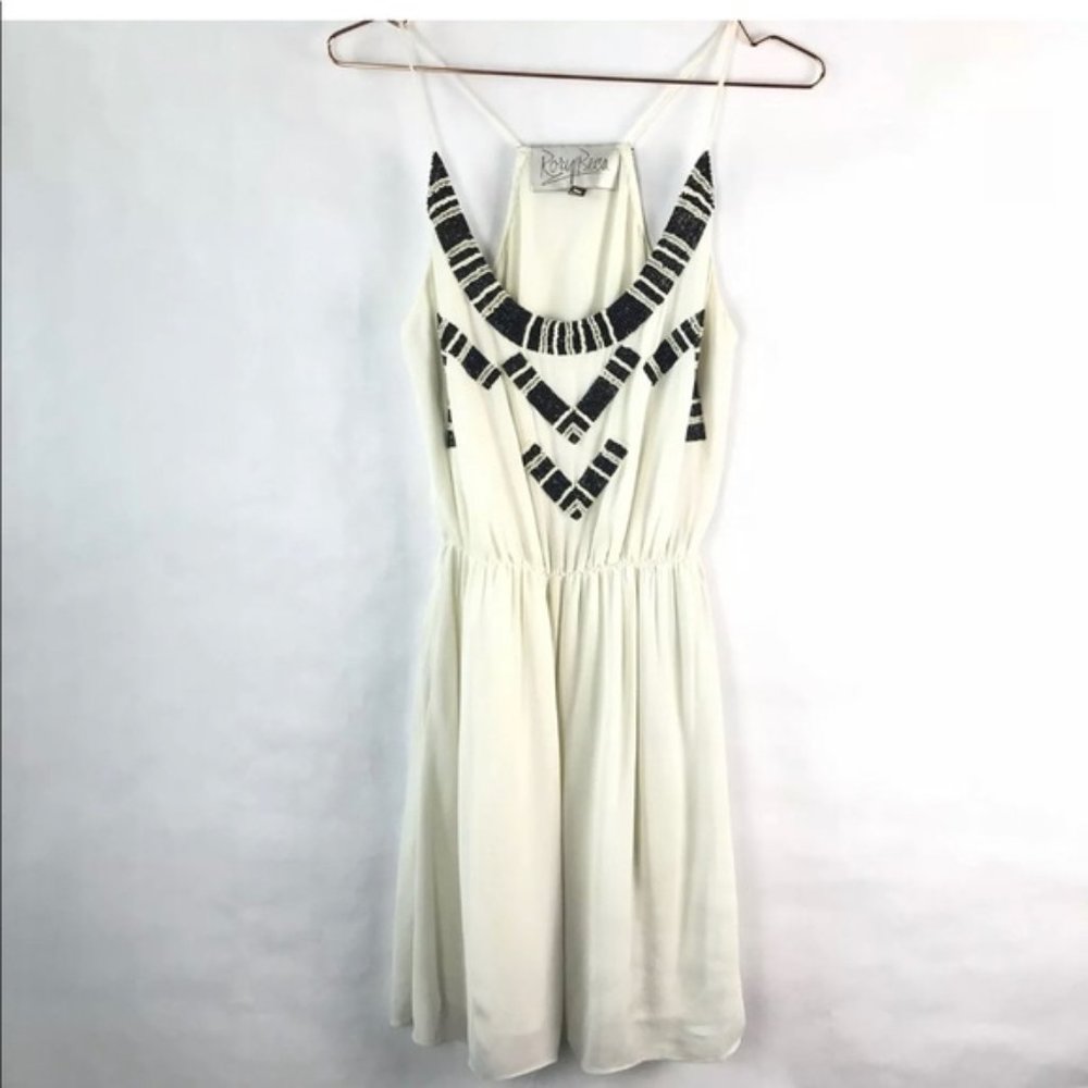 Rory Beca off white Art Deco inspired dress